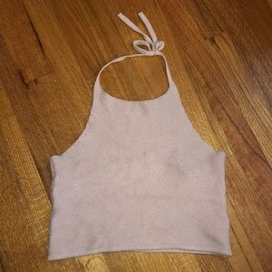 Brandy Melville Knitted Halter Top